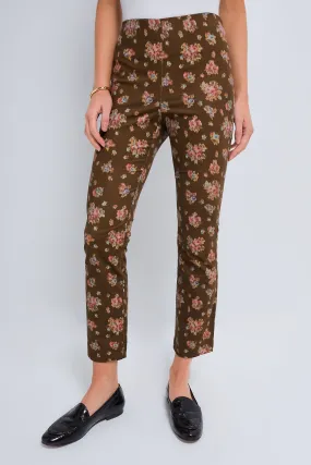 Hazel Bouquet Corduroy Ashford Pant