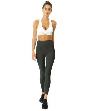 High Waisted Yoga Leggings - Slate Grey