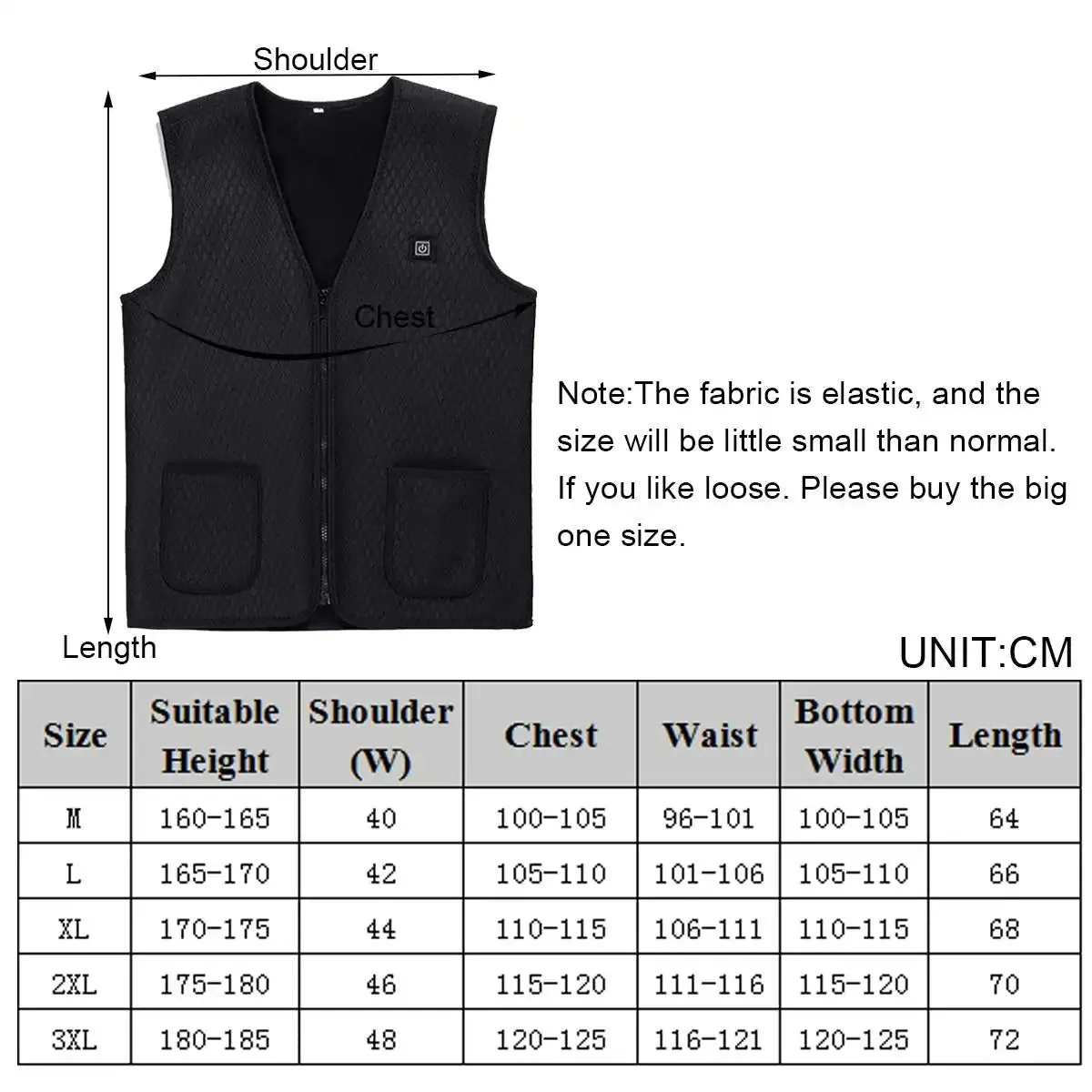 Infrared Heating Vest Winter Jacket