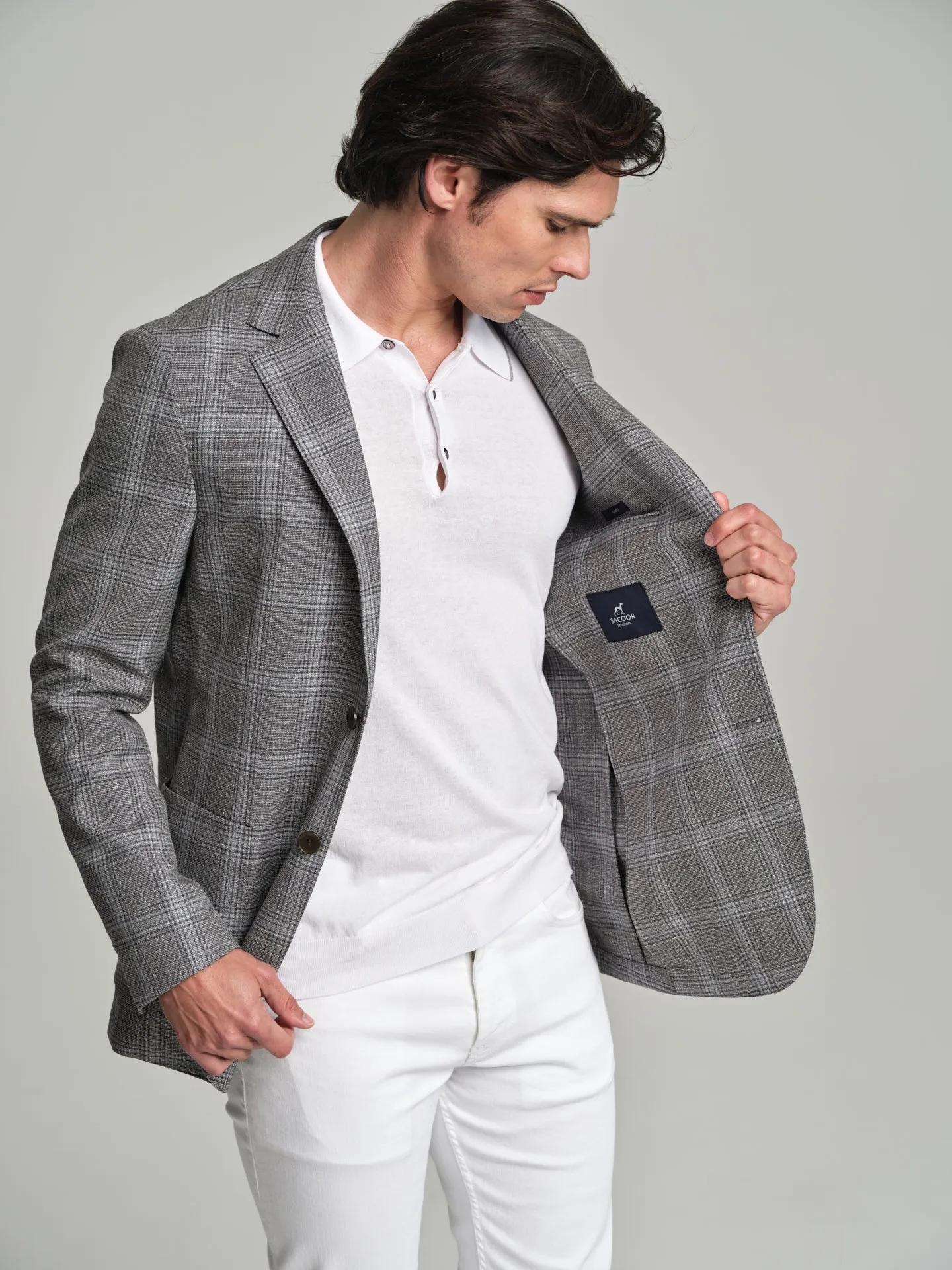 Innovation Relax Prince of Wales blazer