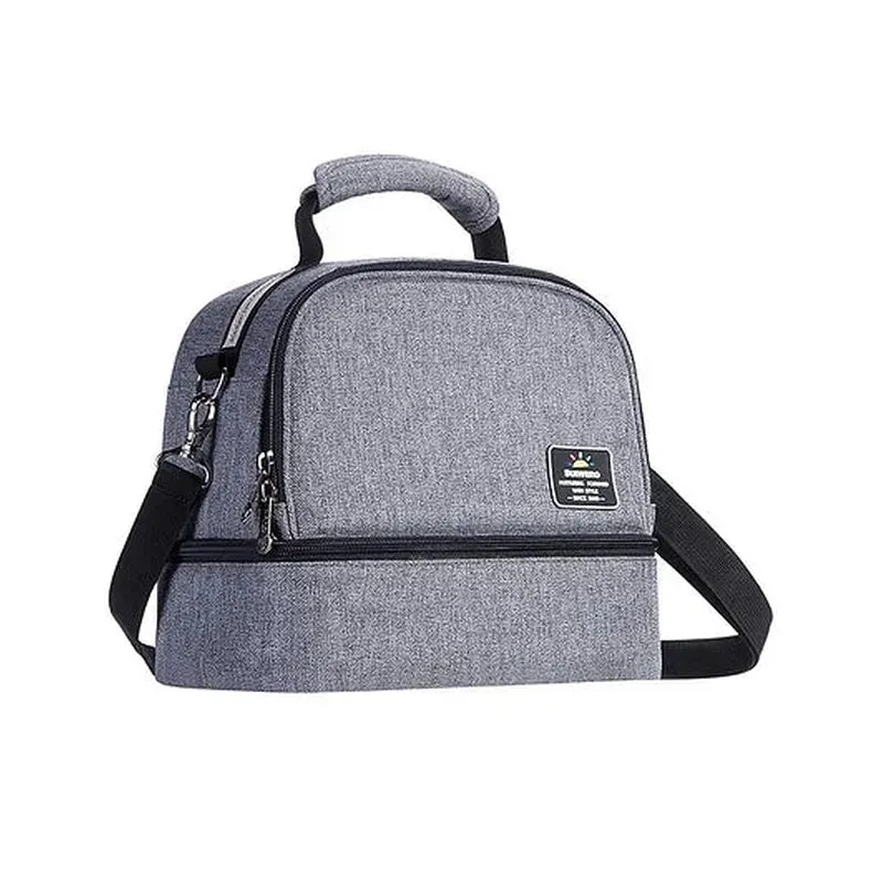 Insulated Bottle/Lunch Bag - Grey