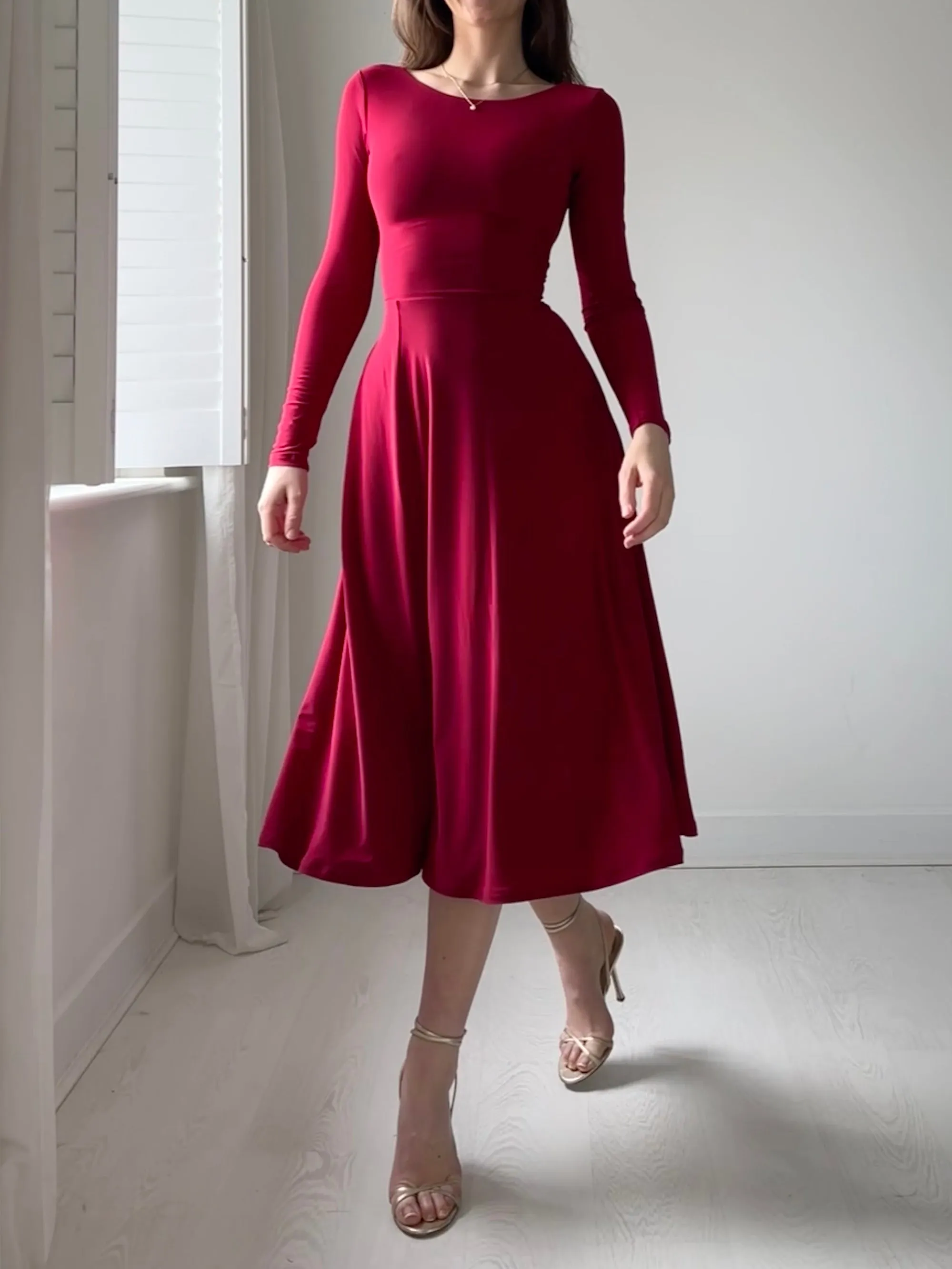 Iris Midi Dress in ITY