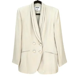 Kasper For ASL Vintage Women's Double Breasted Shawl Lapel Suit Jacket Blazer