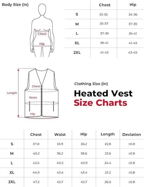 KEMIMOTO Heated Vest for Women with Battery Pack Included