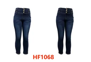 Lady Winter Warm Pants Fur Lining Jean Leggings HF1068