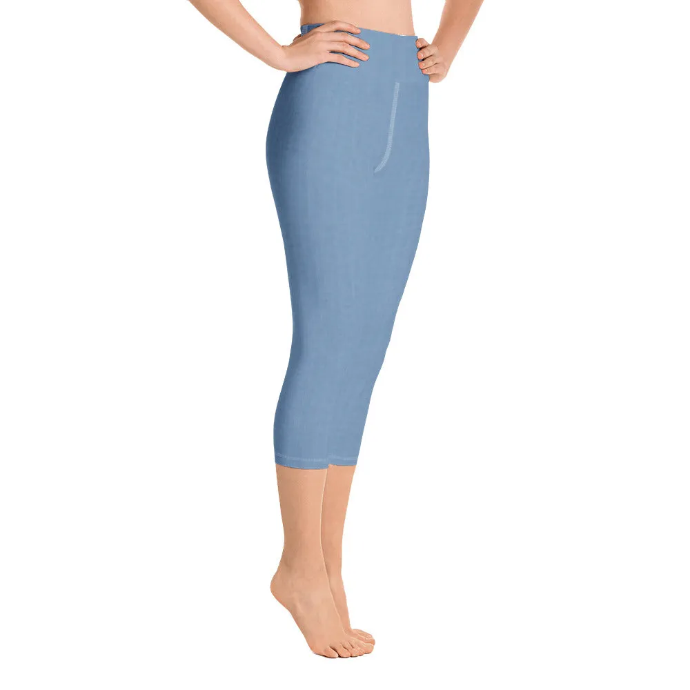 Lapis Space Yoga Capri Leggings