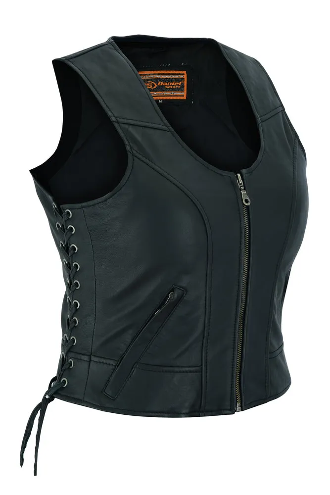 Leather Women's Stylish Lightweight Vest