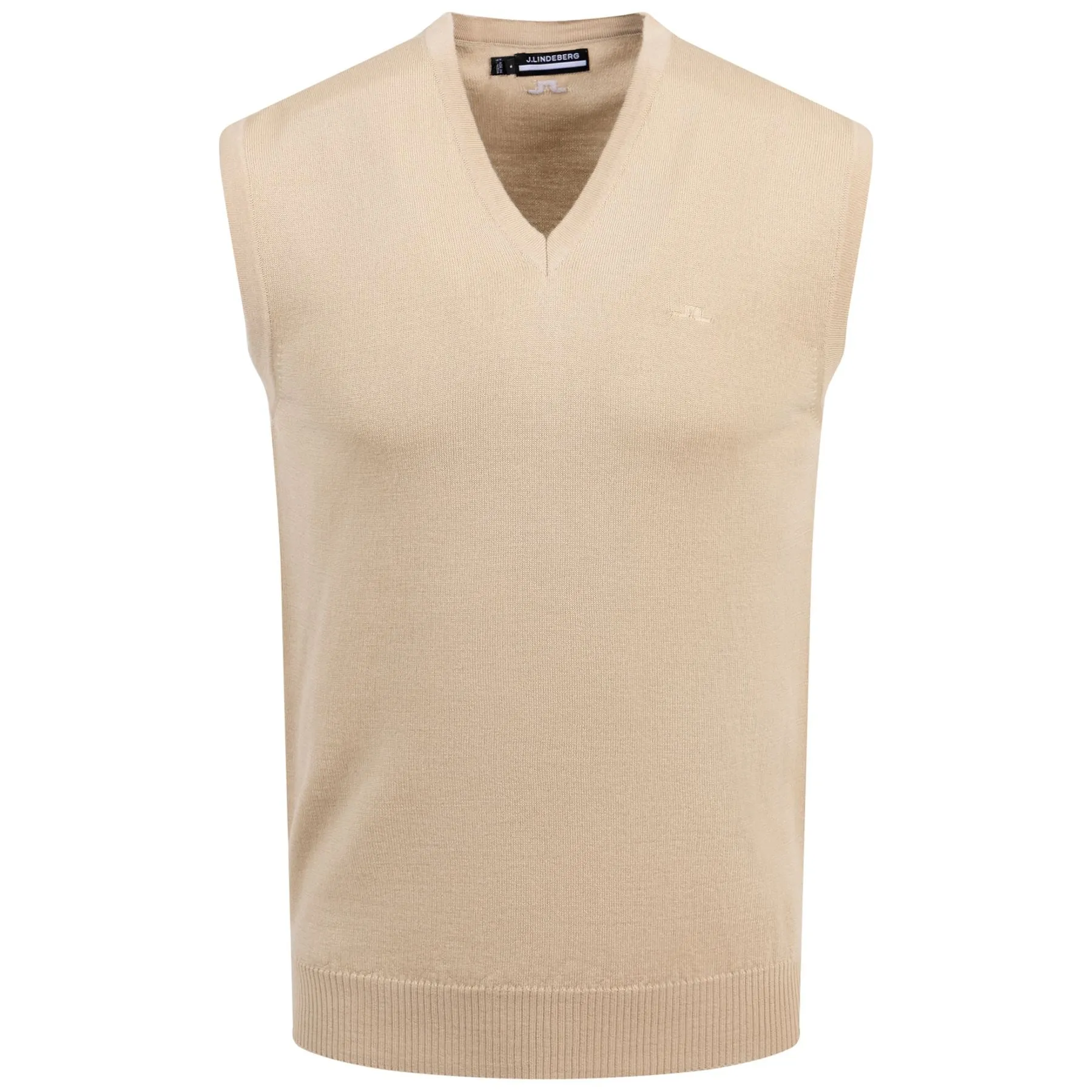 Liam Tour Merino Knitted Vest Safari Beige - SS24