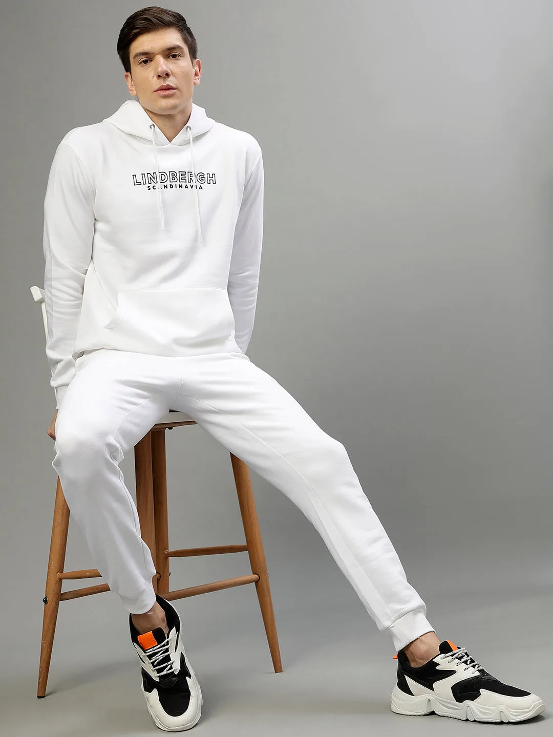 Lindbergh Men Solid Regular Fit Track Pants