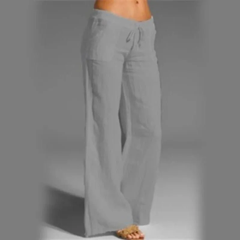 Linen Palazzo Trousers - Comfortable & Chic Wide Leg Pants