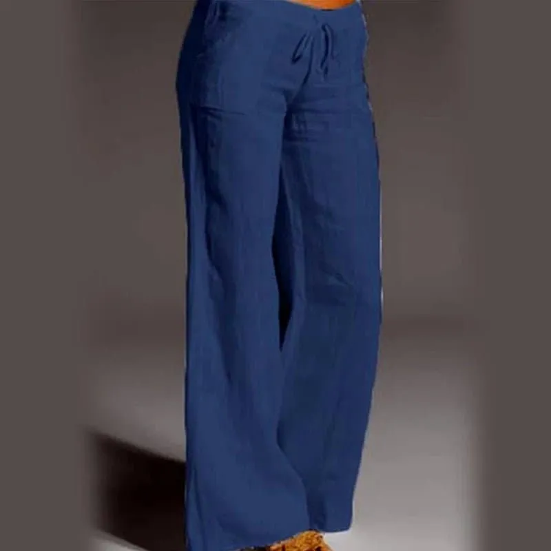 Linen Palazzo Trousers - Comfortable & Chic Wide Leg Pants