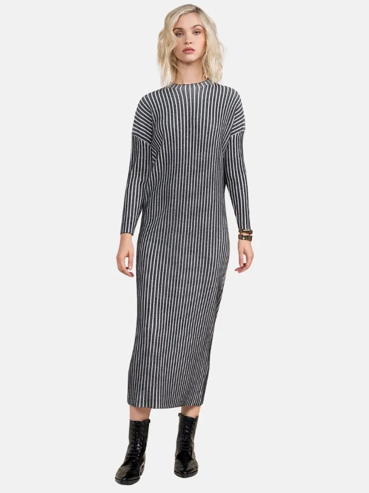 Marcel Dress in Black / White