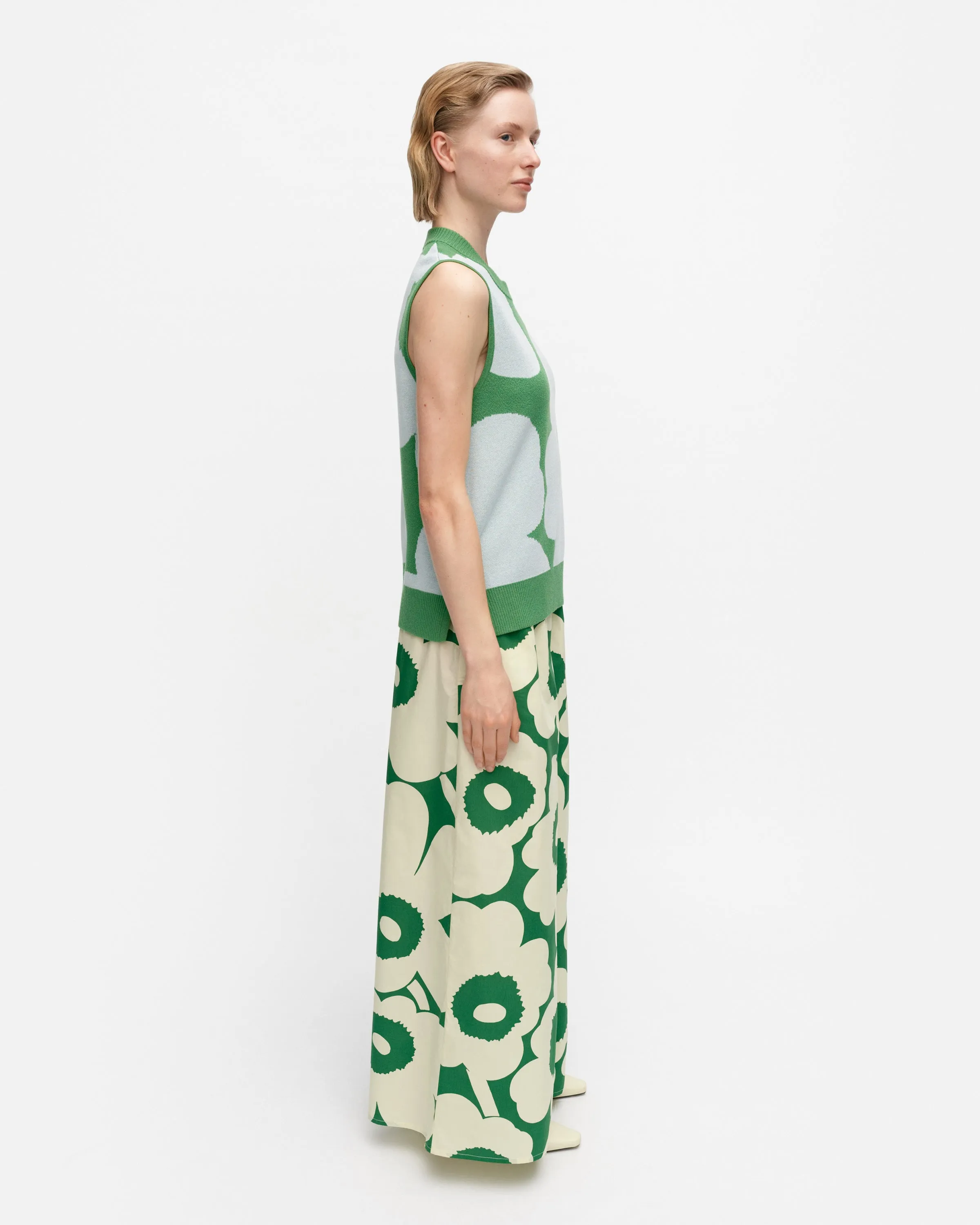 Marimekko Kulma Unikko Knitted Wool Vest