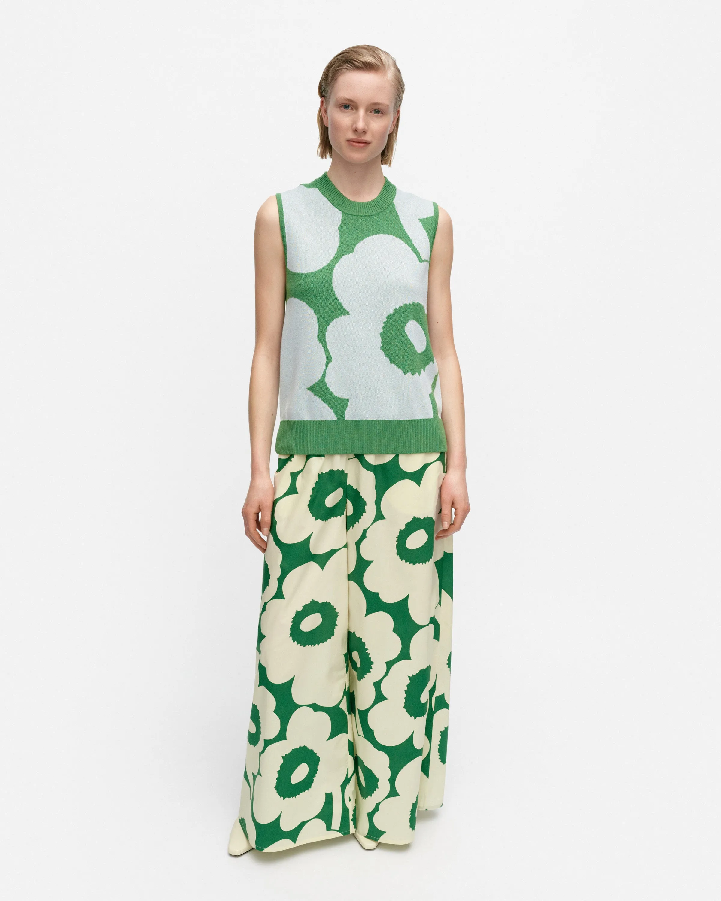 Marimekko Kulma Unikko Knitted Wool Vest