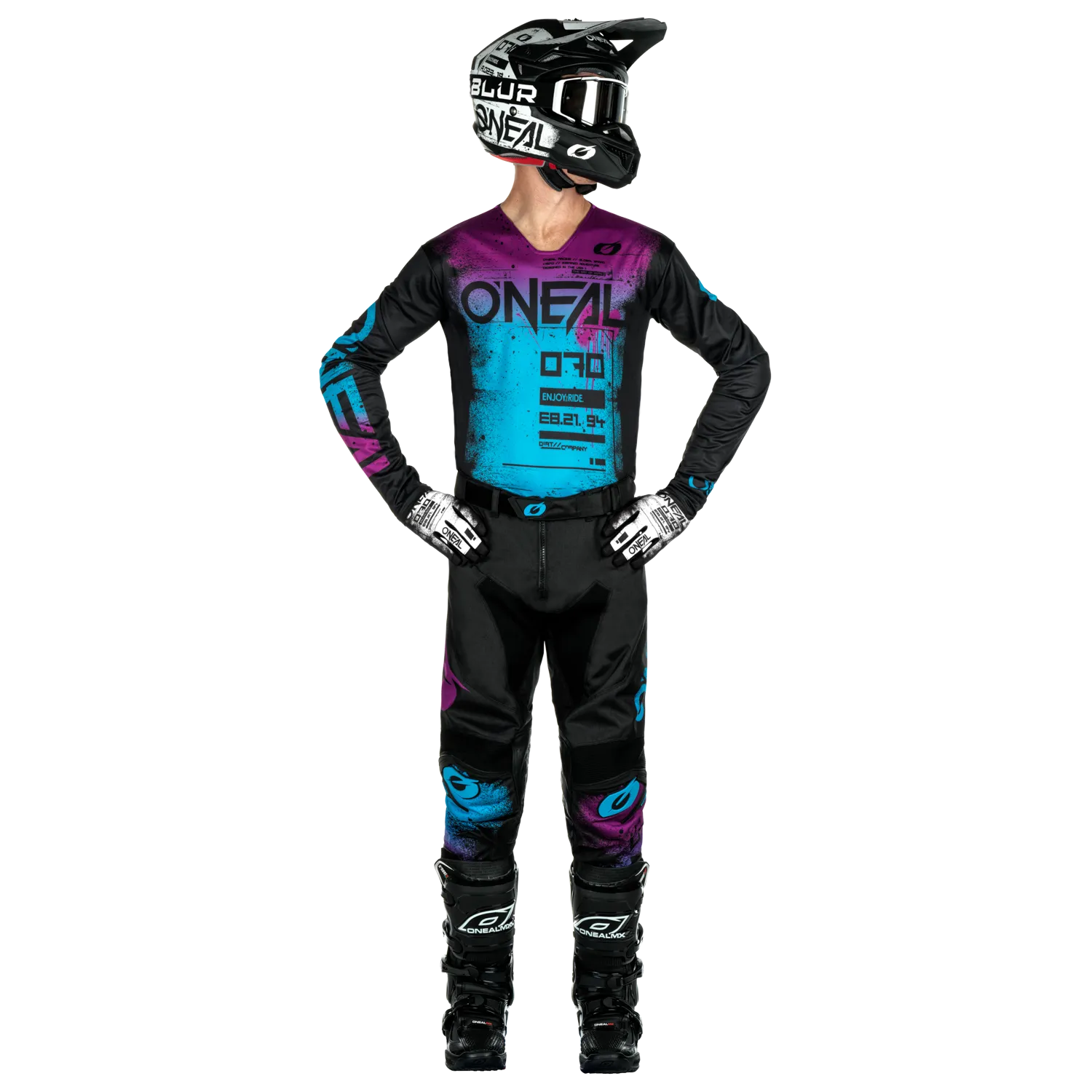 Mayhem Scarz V.4 Pants Black/Blue