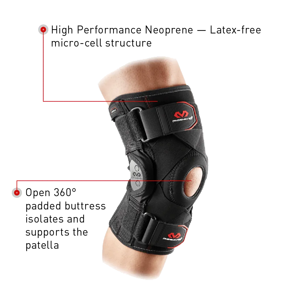 McDavid Knee Brace w/ Polycentric Hinges & Cross Straps - MD429X