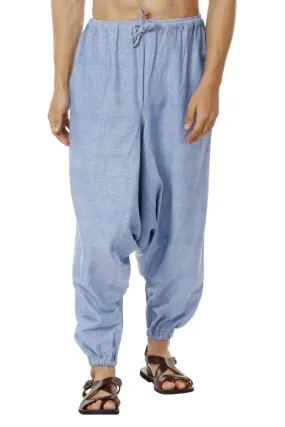 Men's Harem Pants | Lavender Blue | Fits Waist Size 28" to 36"