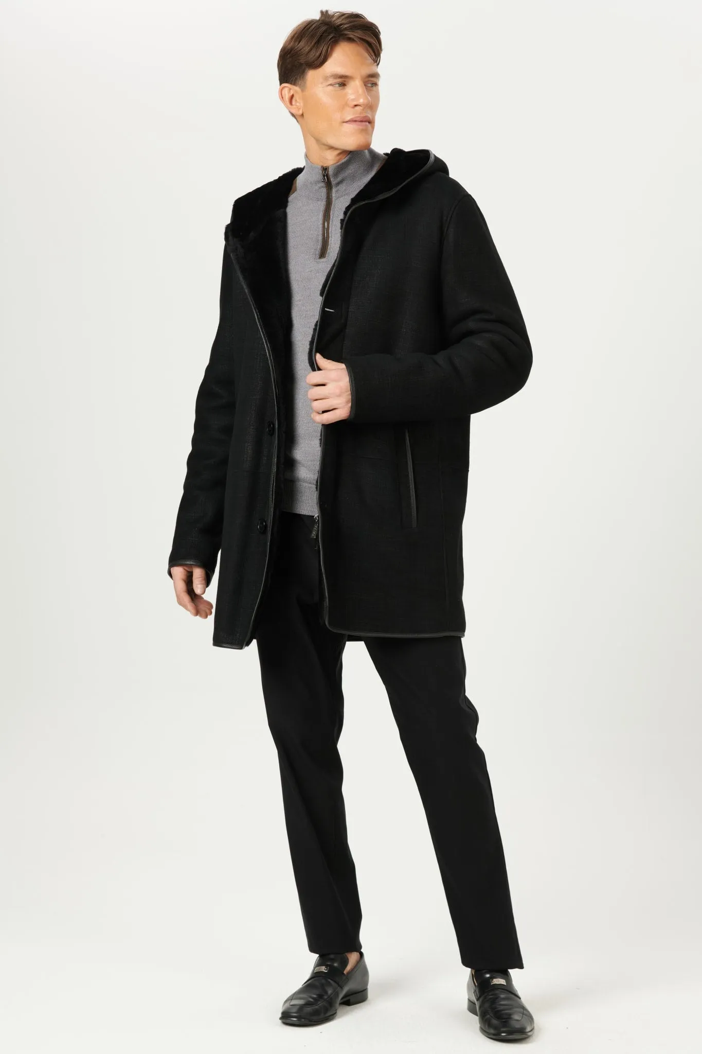 Men's Select Shearling Lamb Parka