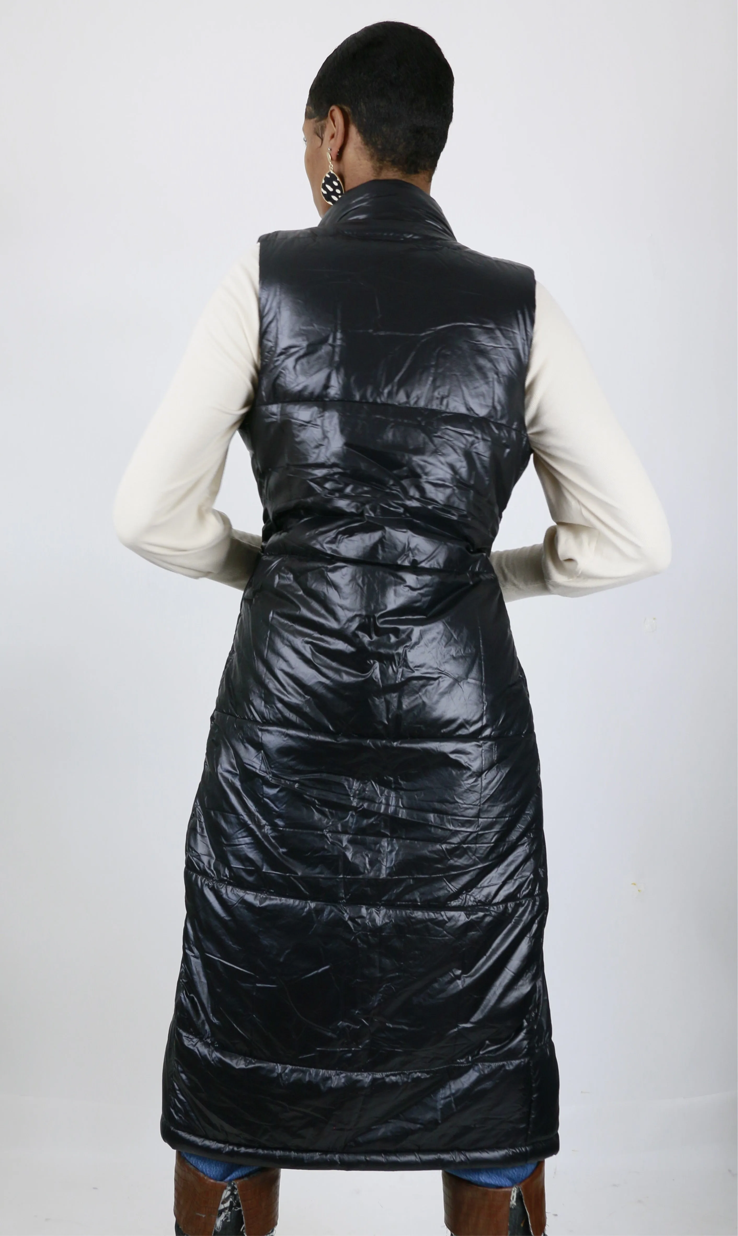 Midnight Maxi Puffer Vest