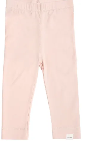 Miles Baby Light Pink Knit Leggings