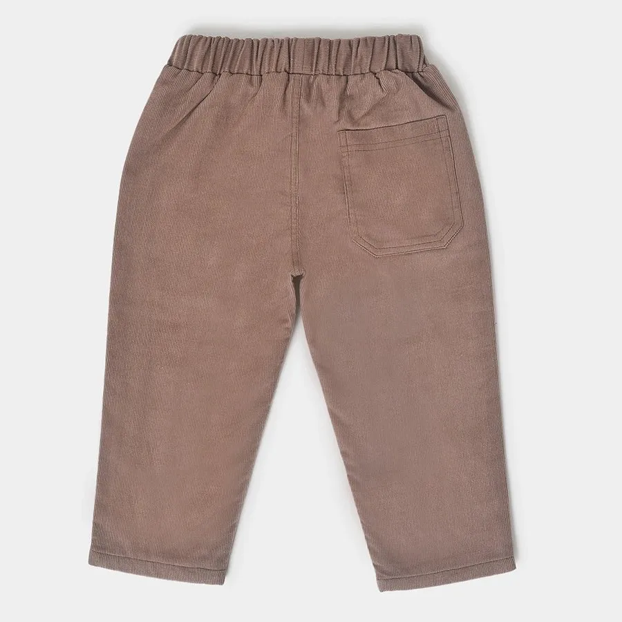 Misty Corduroy Brown Trouser Pants