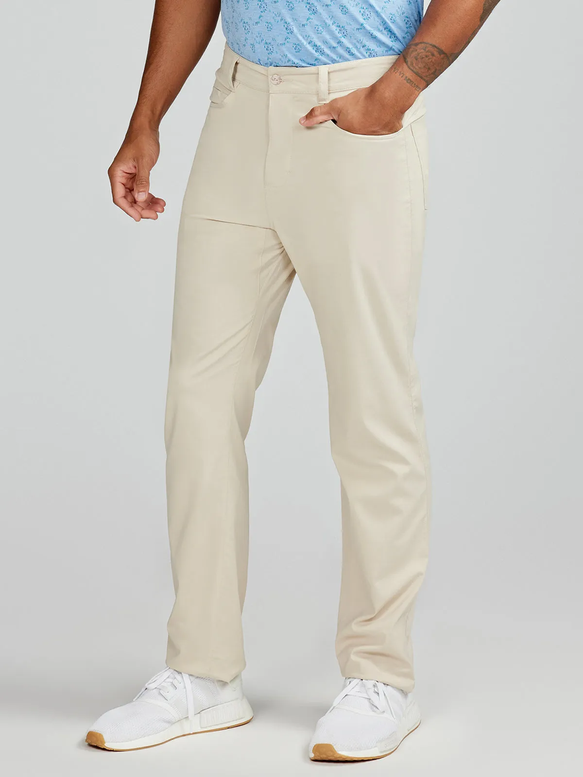 Motion Pant Straight Fit - Light Stone