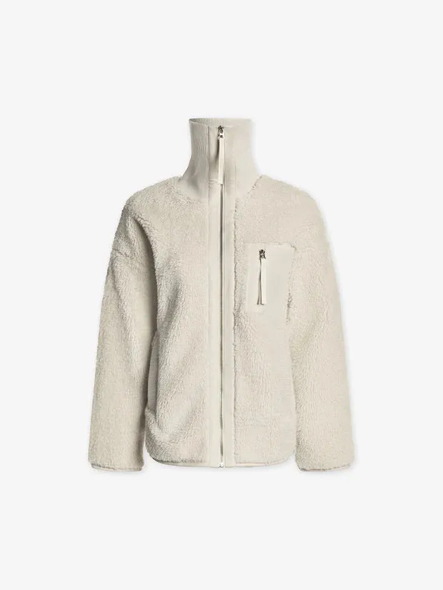 Myla Zip Through Jacket in Sandshell