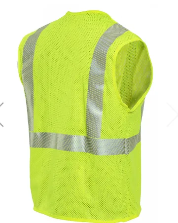 National Safety Apparel V00HA2Z Drifire FR Hi-Vis Mesh Zip Front Class 2 Vest