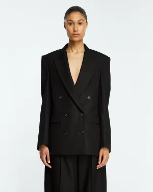 Oversized Double-Breasted Blazer