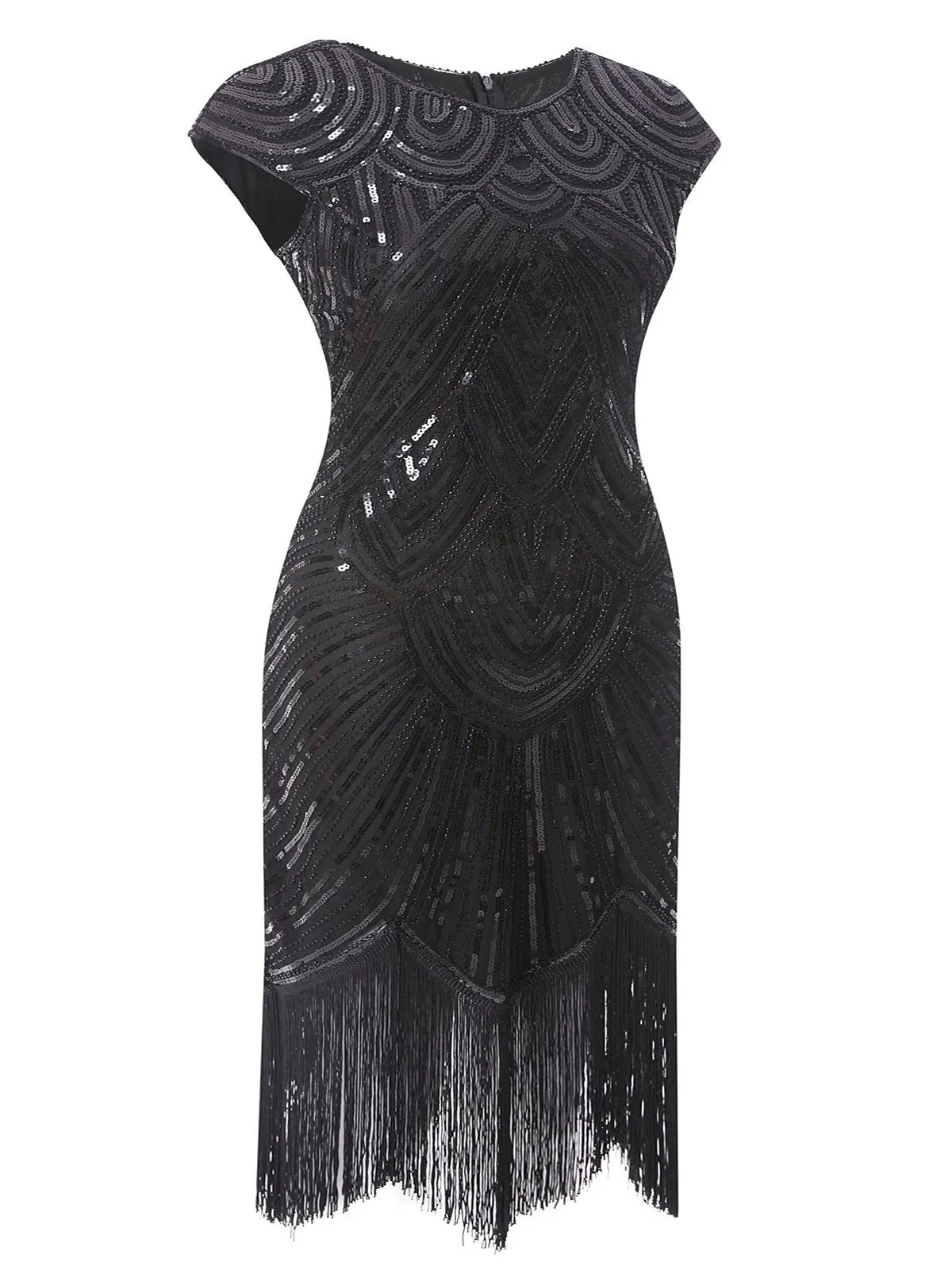 Plus Size 1920s Sequin Dress