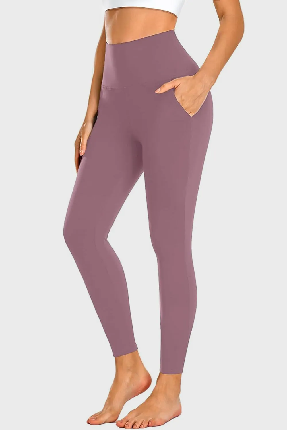 Pocketed High Waist Active Leggings *Web Exclusive* Ships ONLY!