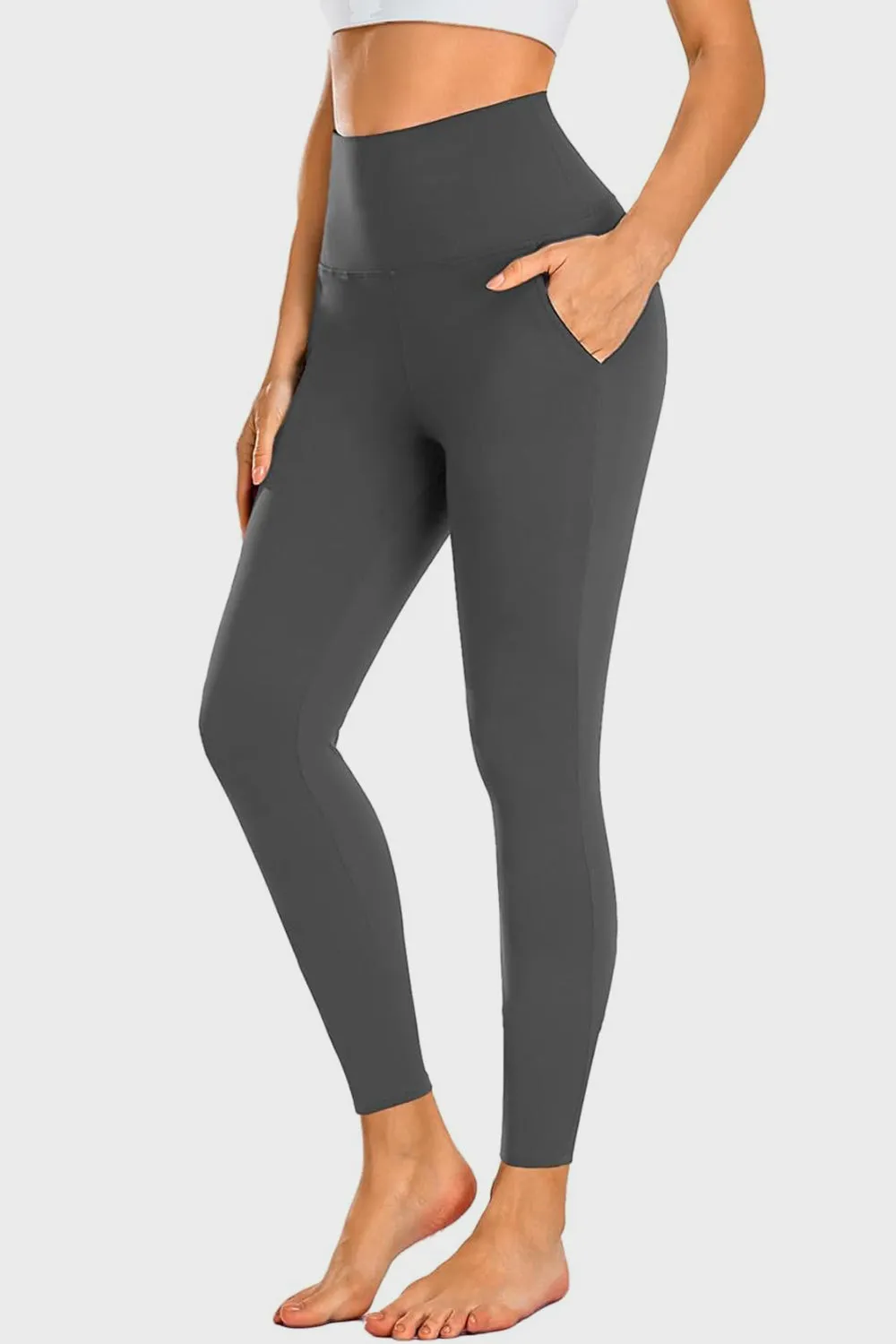 Pocketed High Waist Active Leggings *Web Exclusive* Ships ONLY!