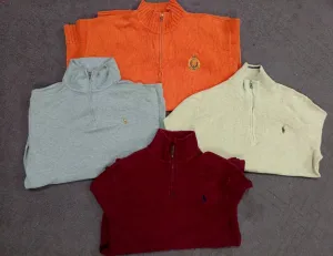 Polo 1/4 quater zip sweater 10 pcs