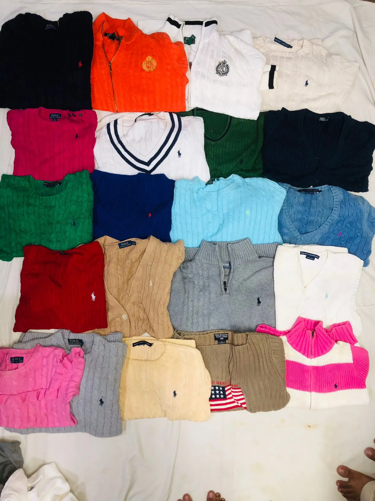 Polo Ralph Rauren Cabel Knit 10 Pcs