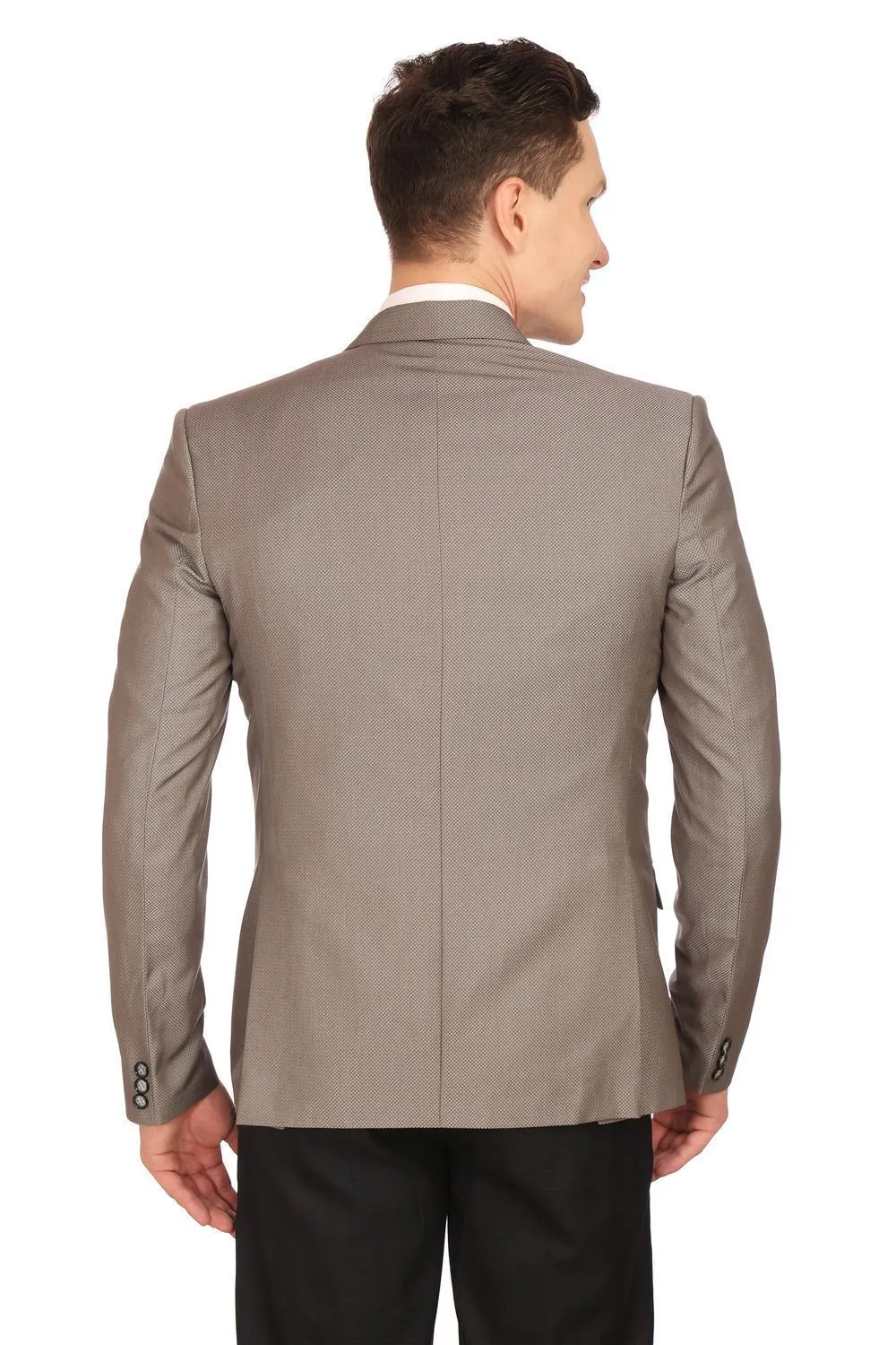 Poly Viscose Grey Blazer