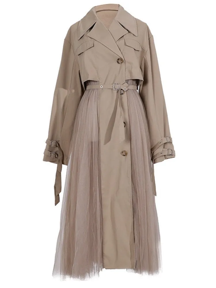 Pre Order:  Tulle Trench Coat - @rebellemj