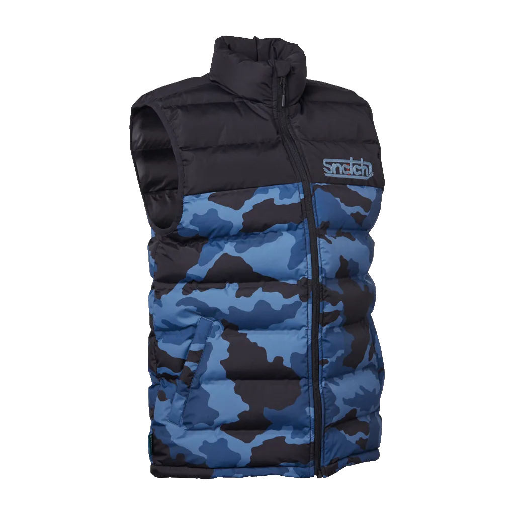 Puffer Vest Camo Petrol