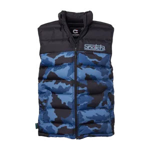 Puffer Vest Camo Petrol