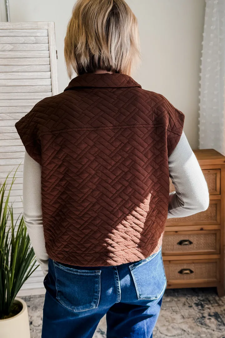 Quilted Snap Vest