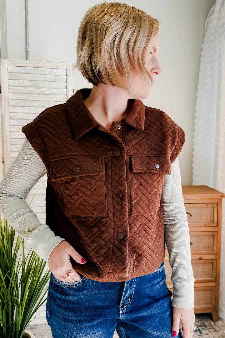 Quilted Snap Vest