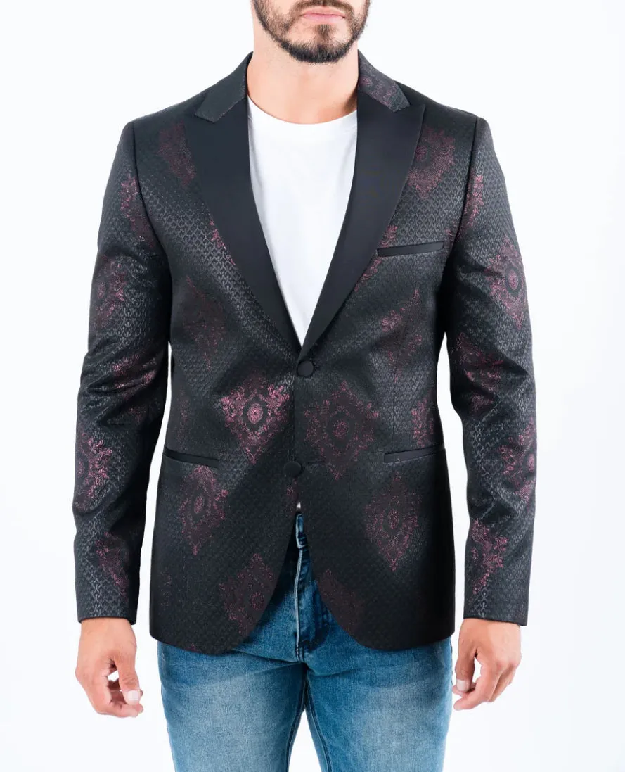 Red And Black Blazer