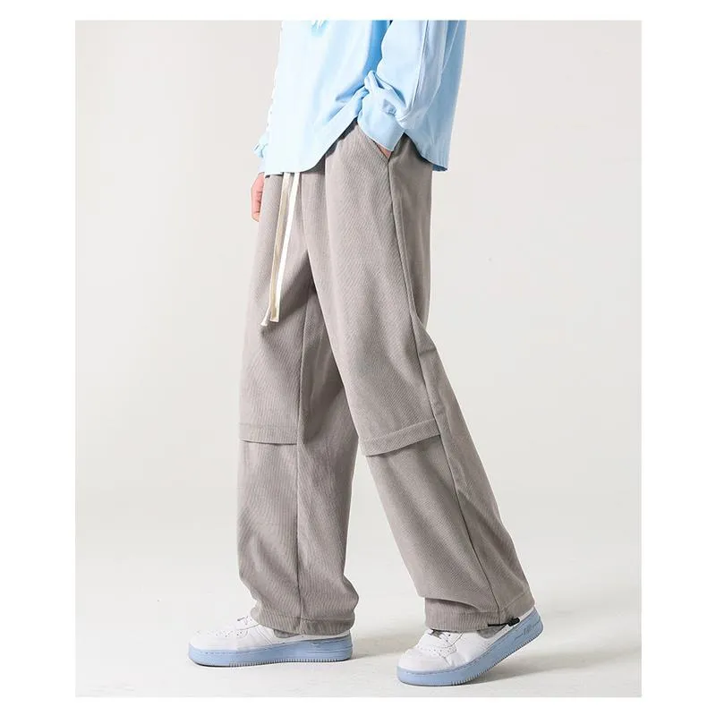 Retro Corduroy Loose Fit Pants