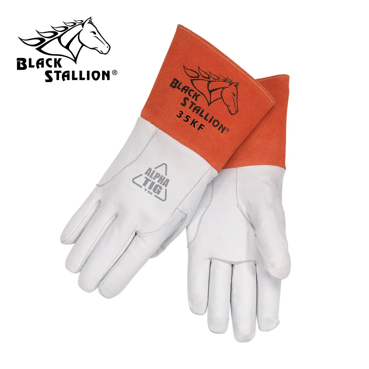 Revco Pearl White Kidskin TIG Welding Glove Large - 35KFL