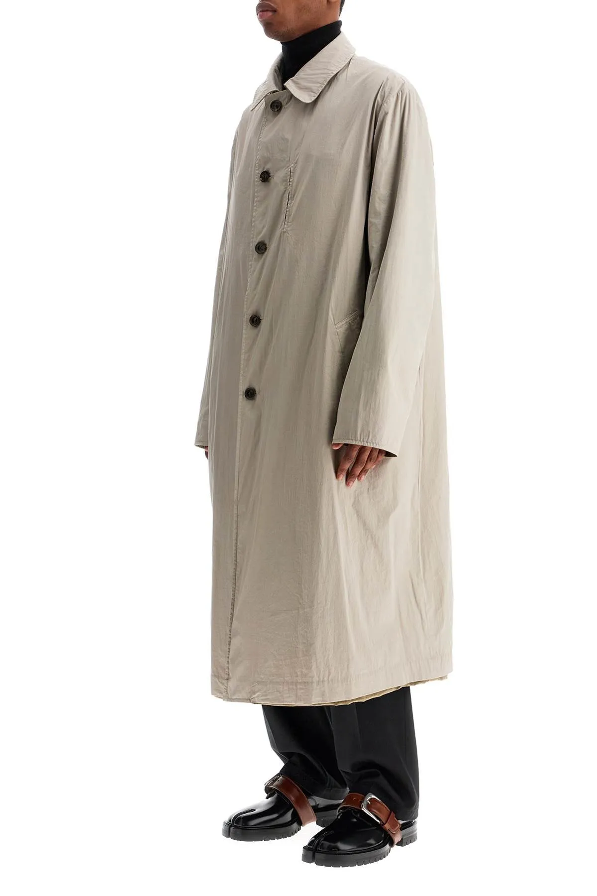 Reversible Long Trench Coat