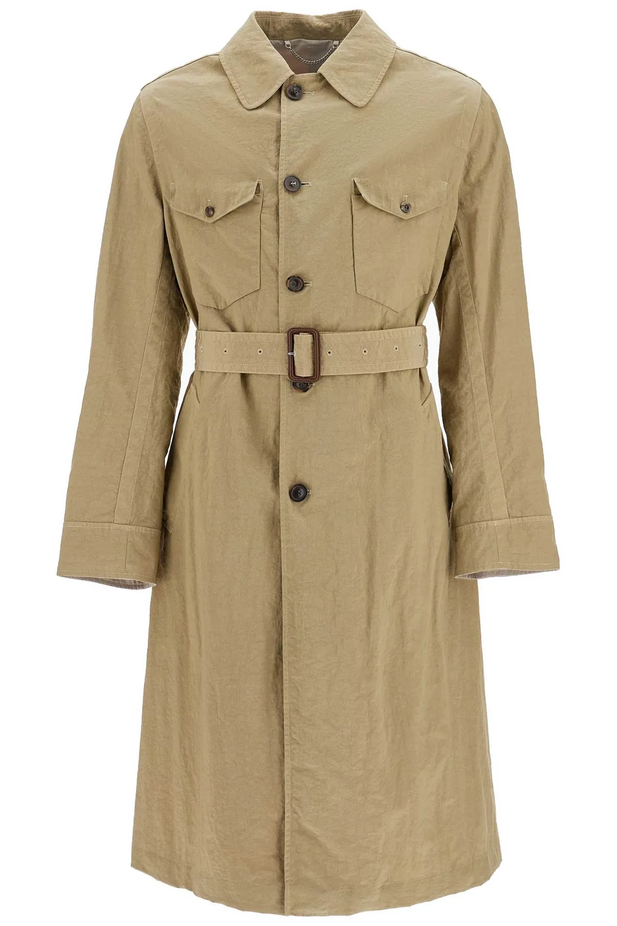 Reversible Long Trench Coat