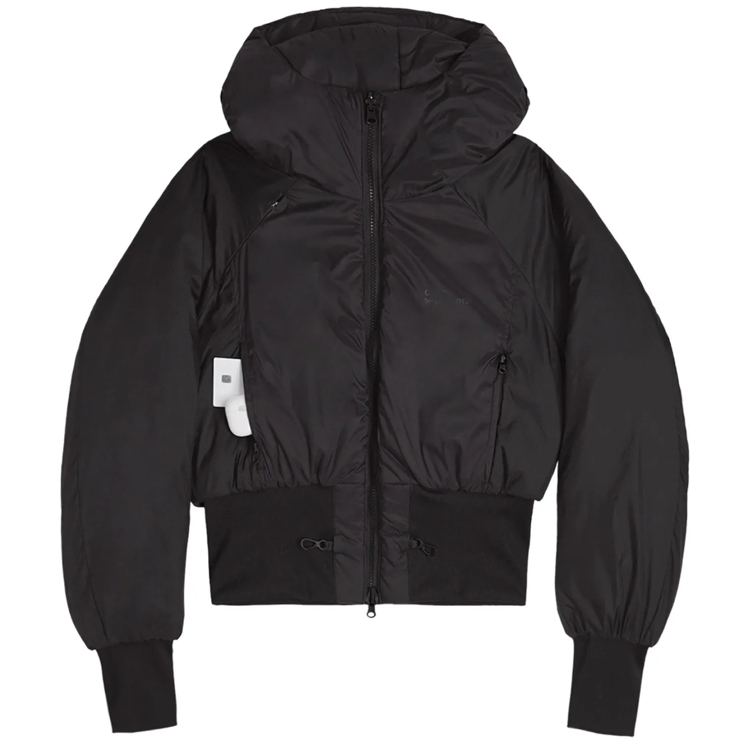 Reversible Short Padded Jacket Black