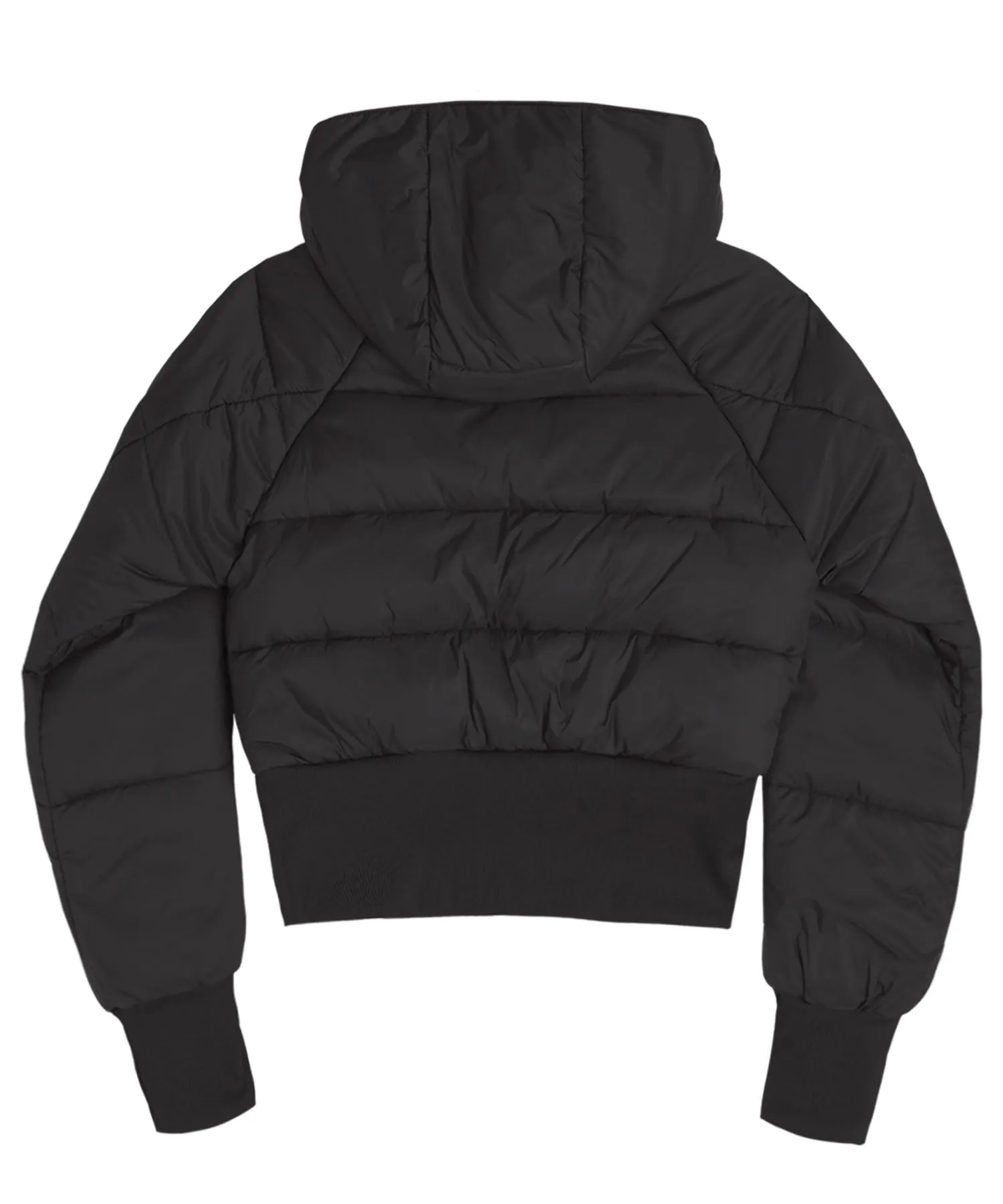 Reversible Short Padded Jacket Black