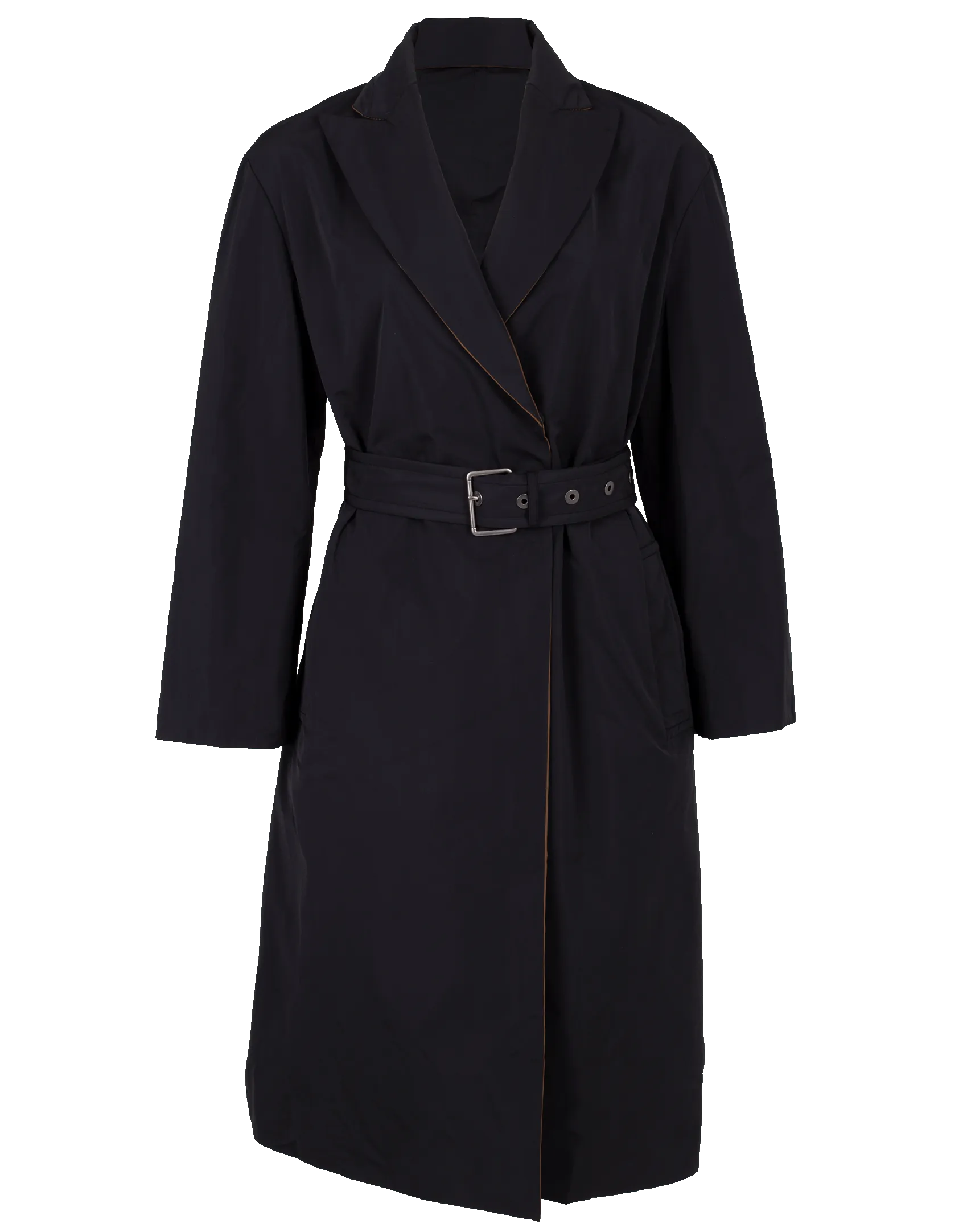 Reversible Taffeta Trench Coat