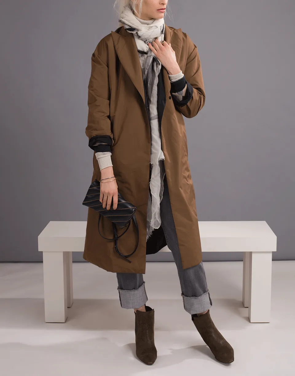 Reversible Taffeta Trench Coat