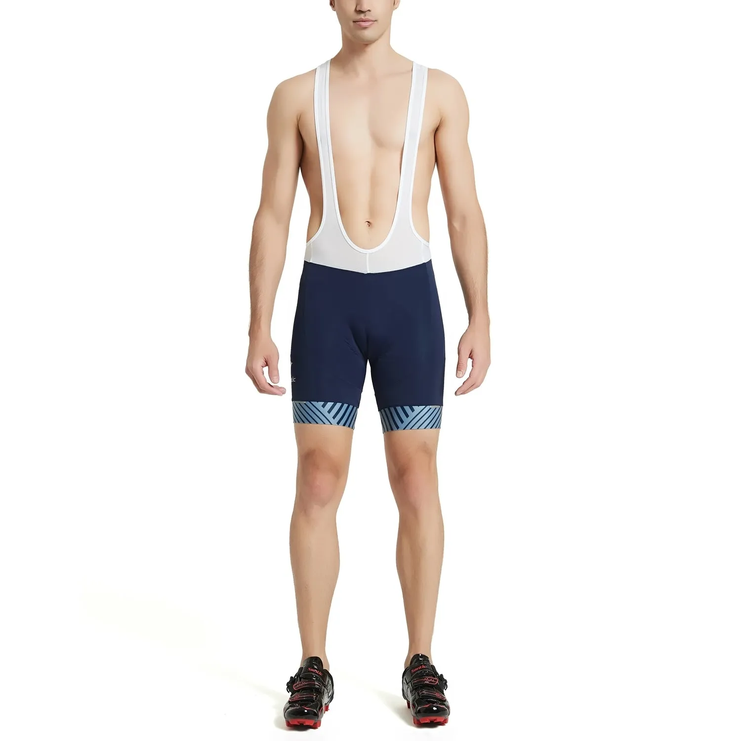 Santic Herman Navy Men Padded Cycling Bib Short